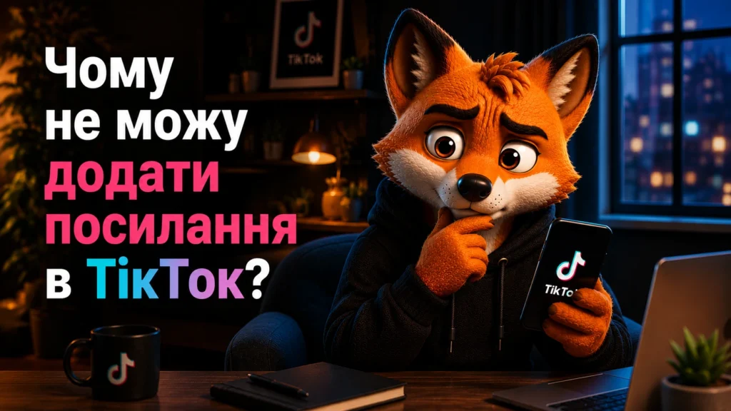 chomu ne mozhu dodati posilannya v tiktok
