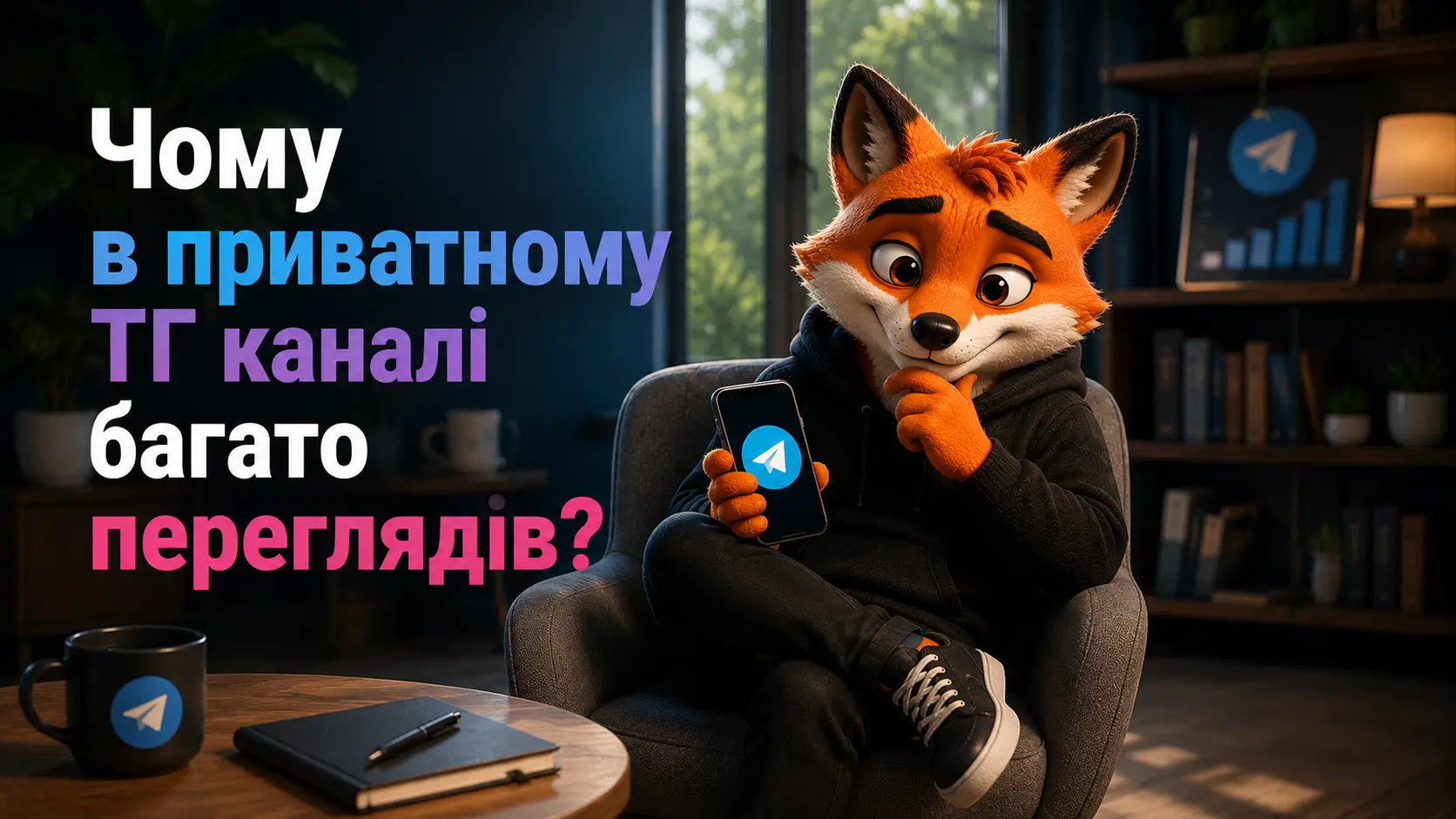 Чому у приватному ТГ каналі багато переглядів?