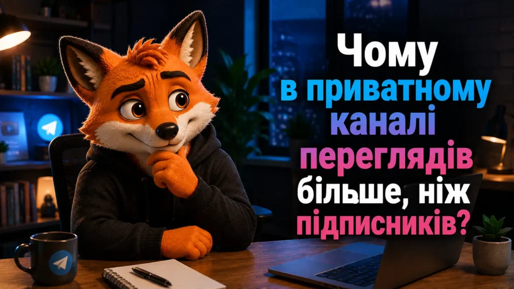 Чому в приватному каналі переглядів більше, ніж підписників?