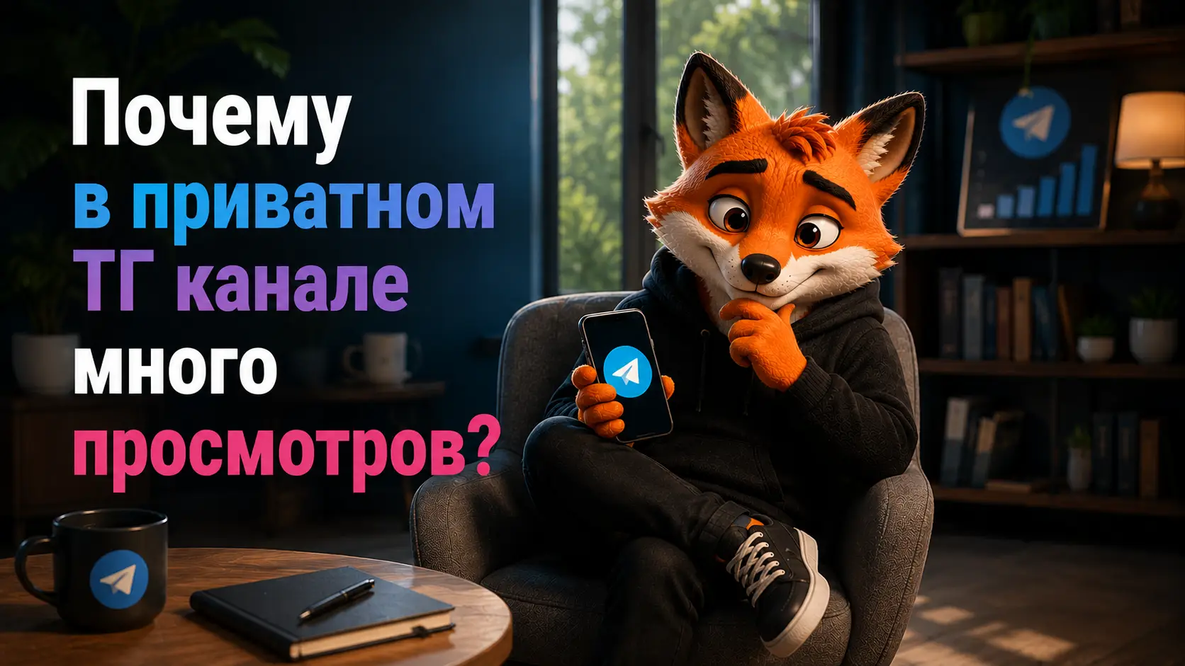 Почему в приватном ТГ канале много просмотров?
