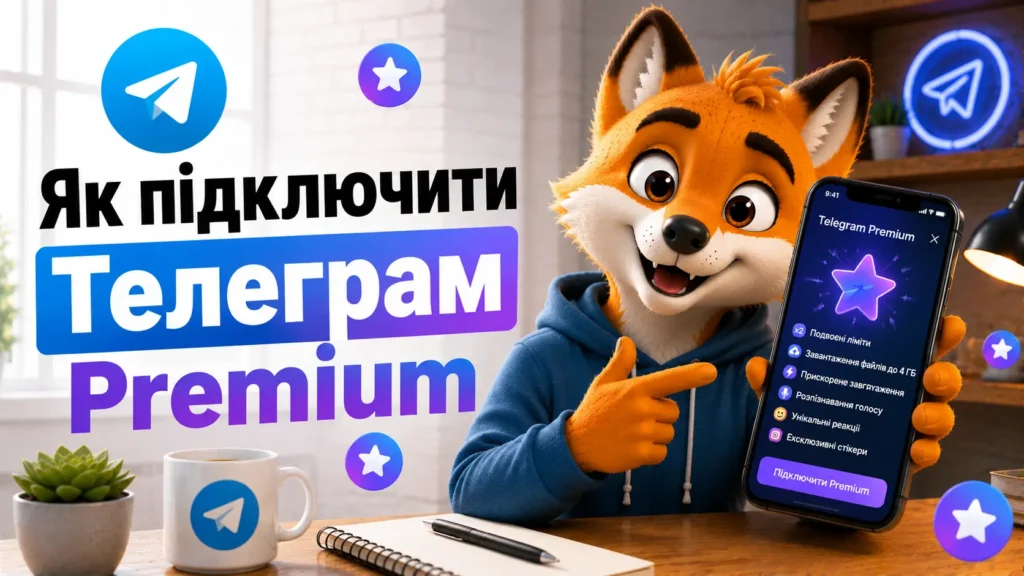 Як підключити Телеграм Premium
