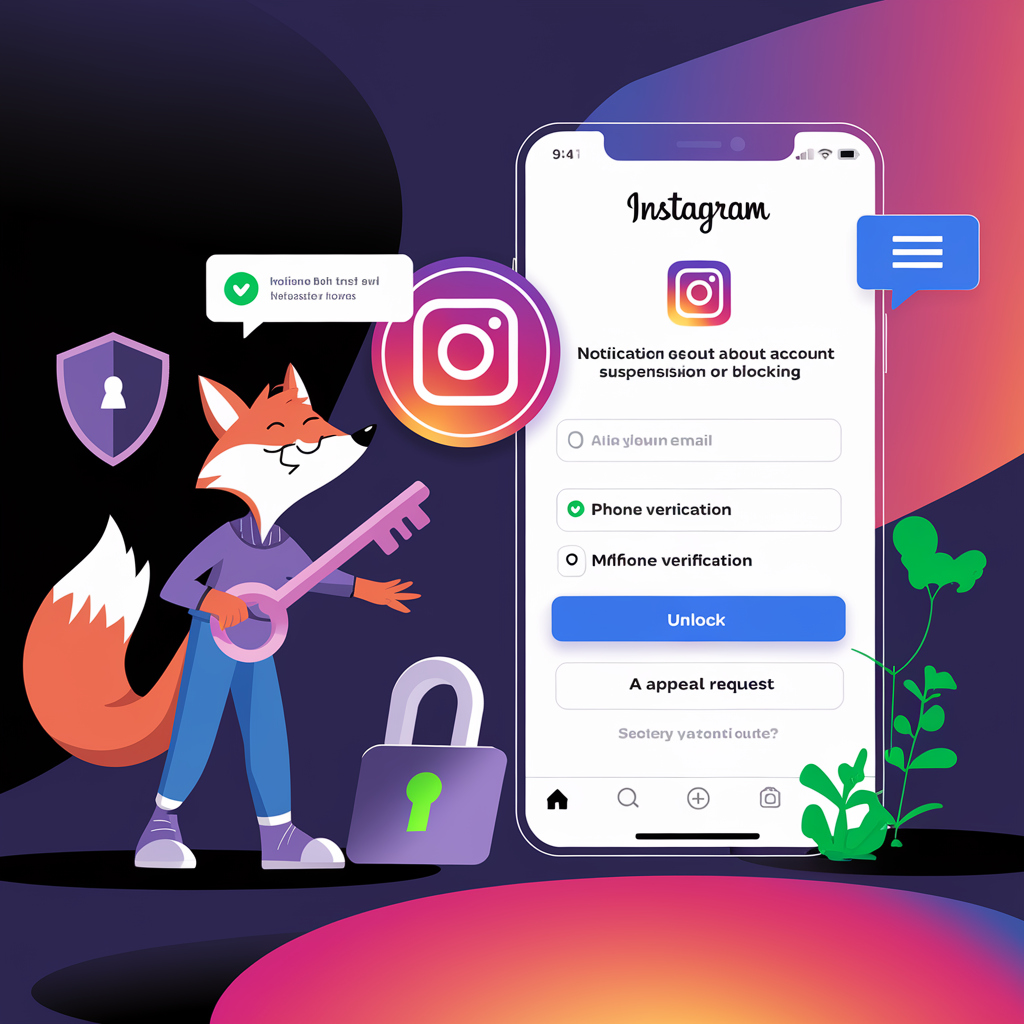 Как разблокировать аккаунт в Инстаграм