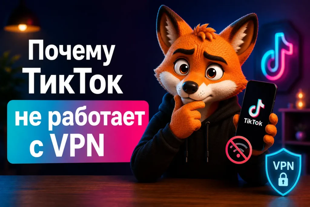 Почему ТикТок не работает с VPN