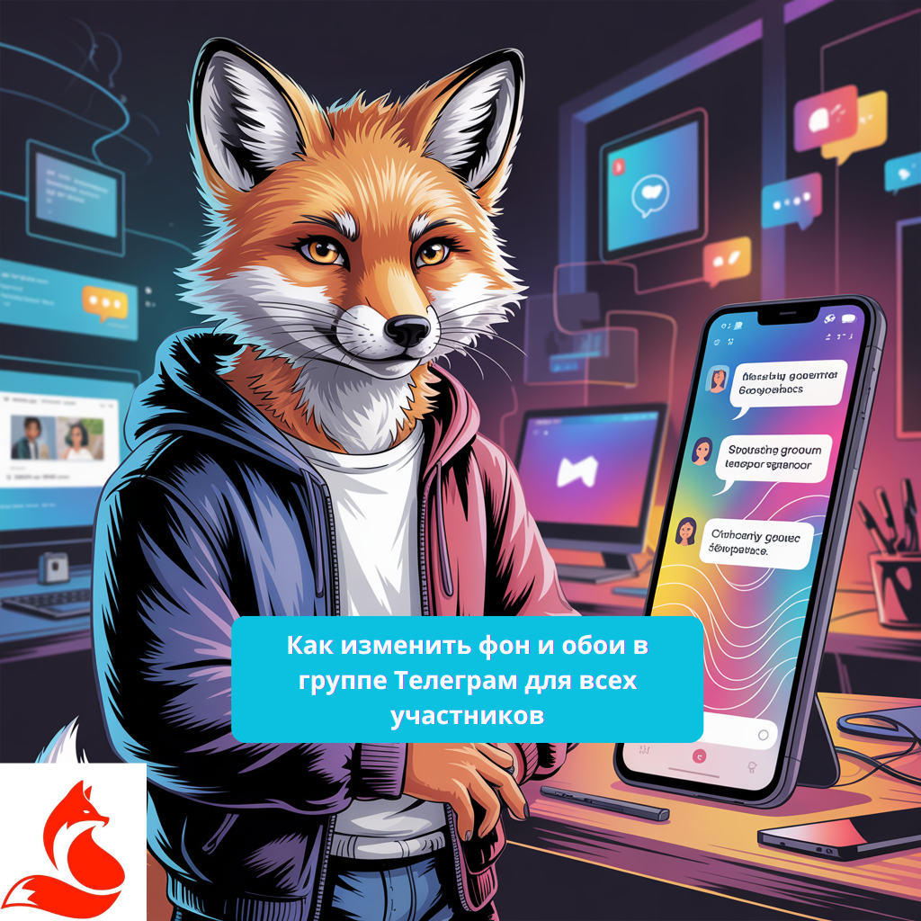 Как изменить фон и обои в группе Телеграм для всех участников