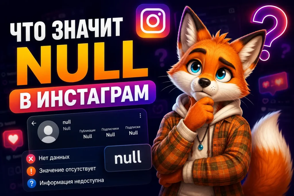 Что значит Null в Инстаграм