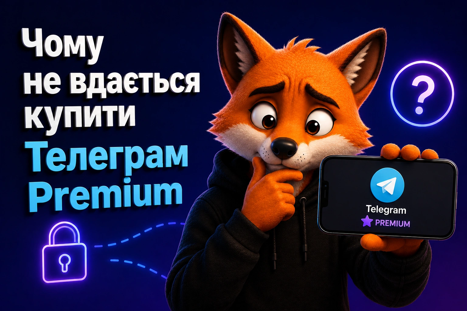 Чому не вдається купити Телеграм Premium