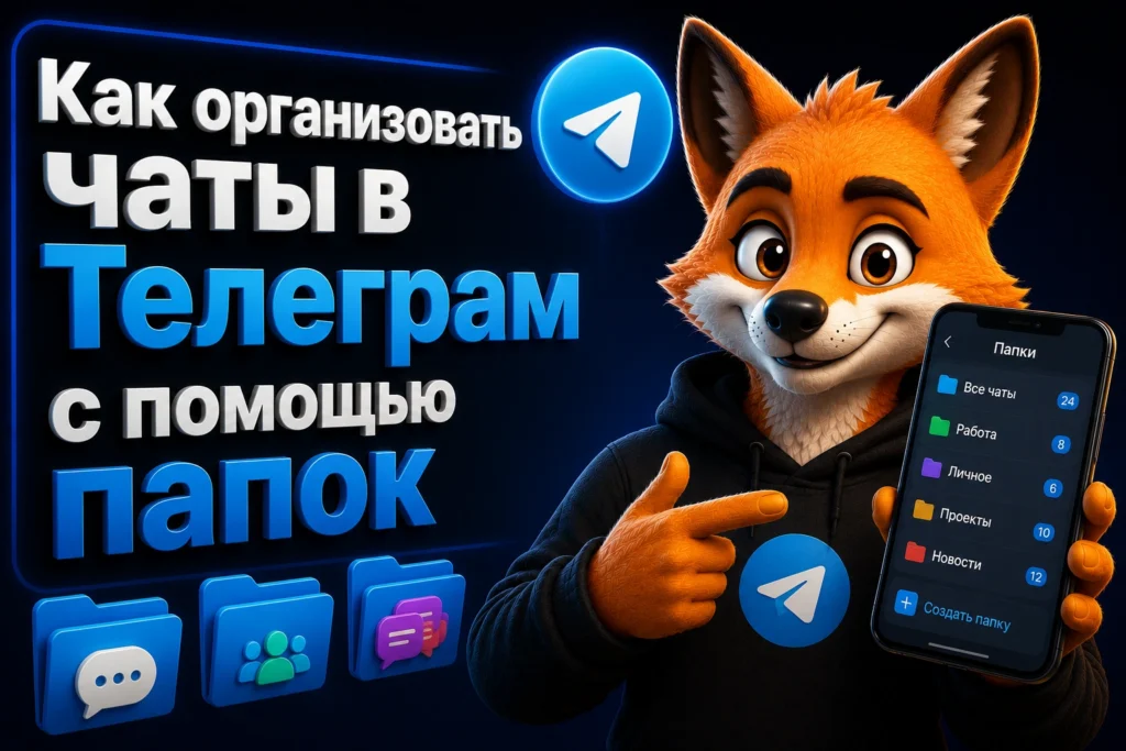 Как организовать чаты в Телеграм с помощью папок