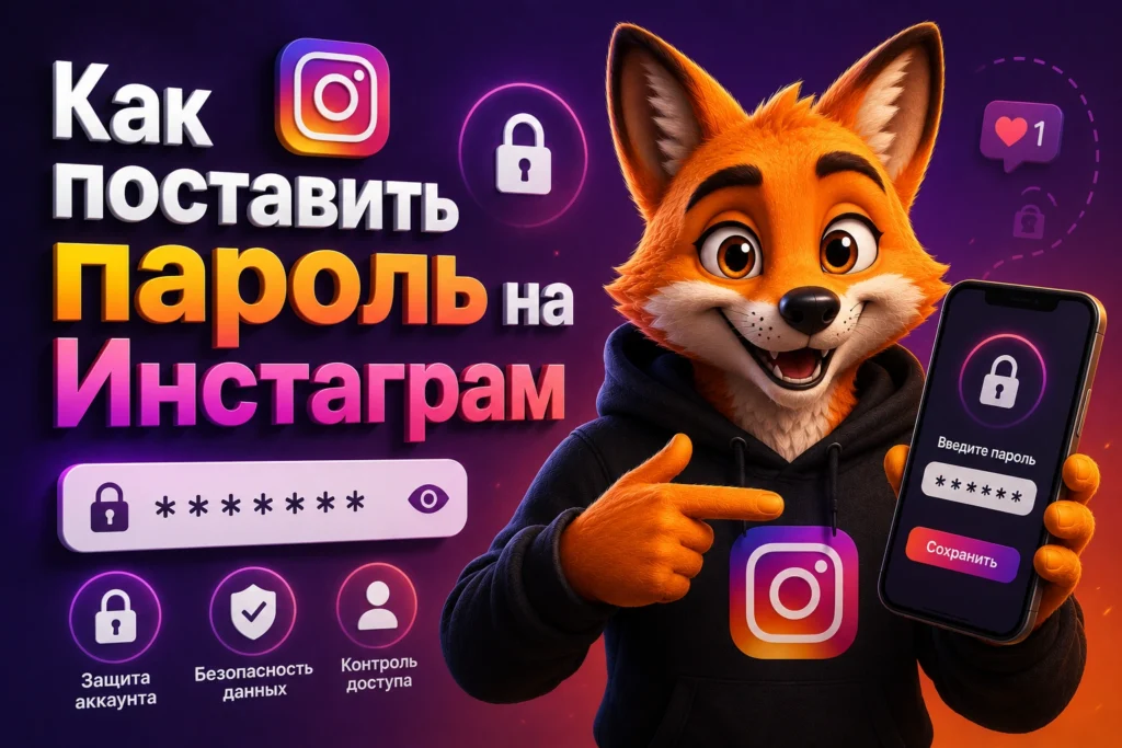 Как поставить пароль на Инстаграм