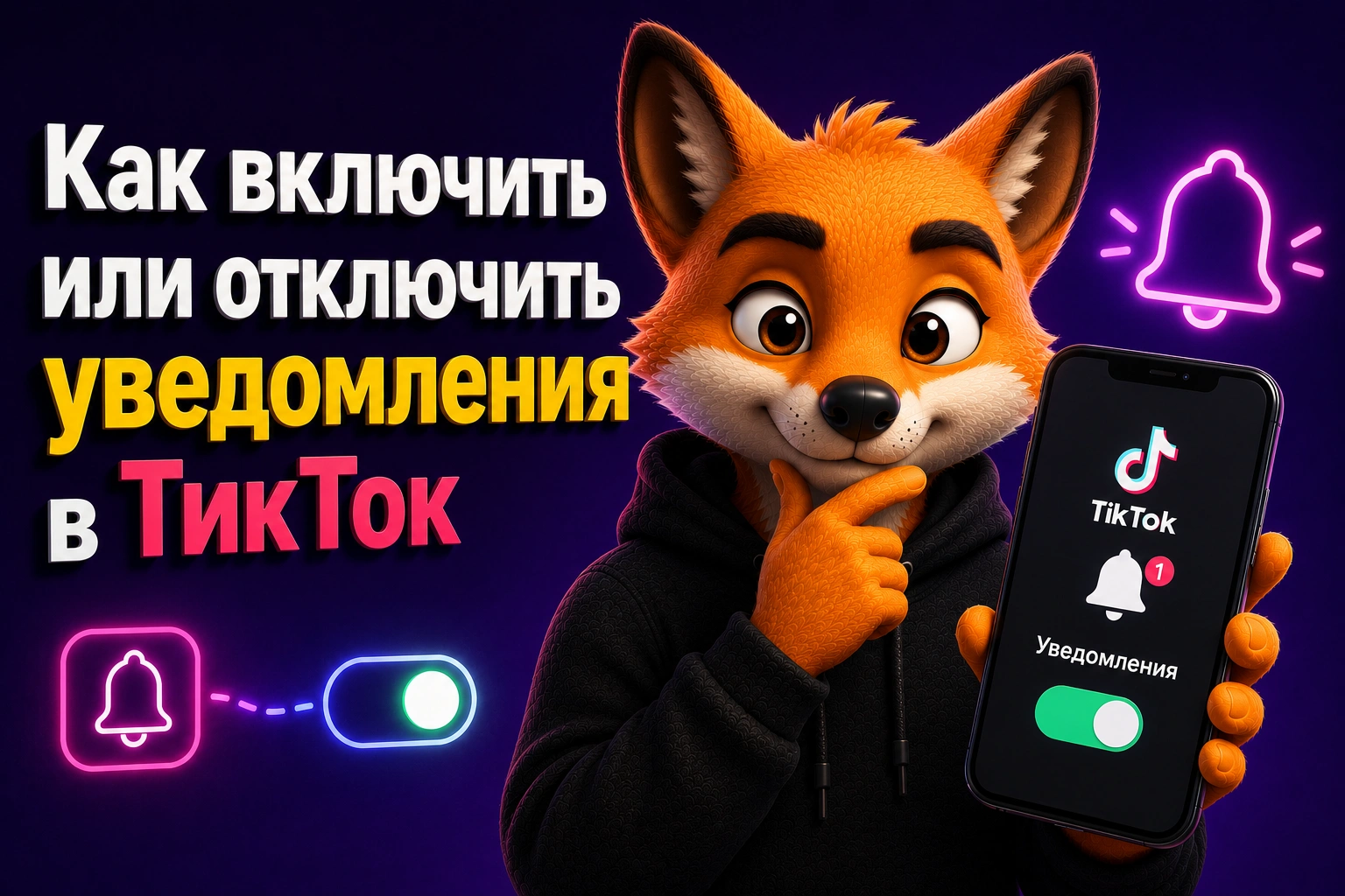 Как включить или отключить уведомления в ТикТок