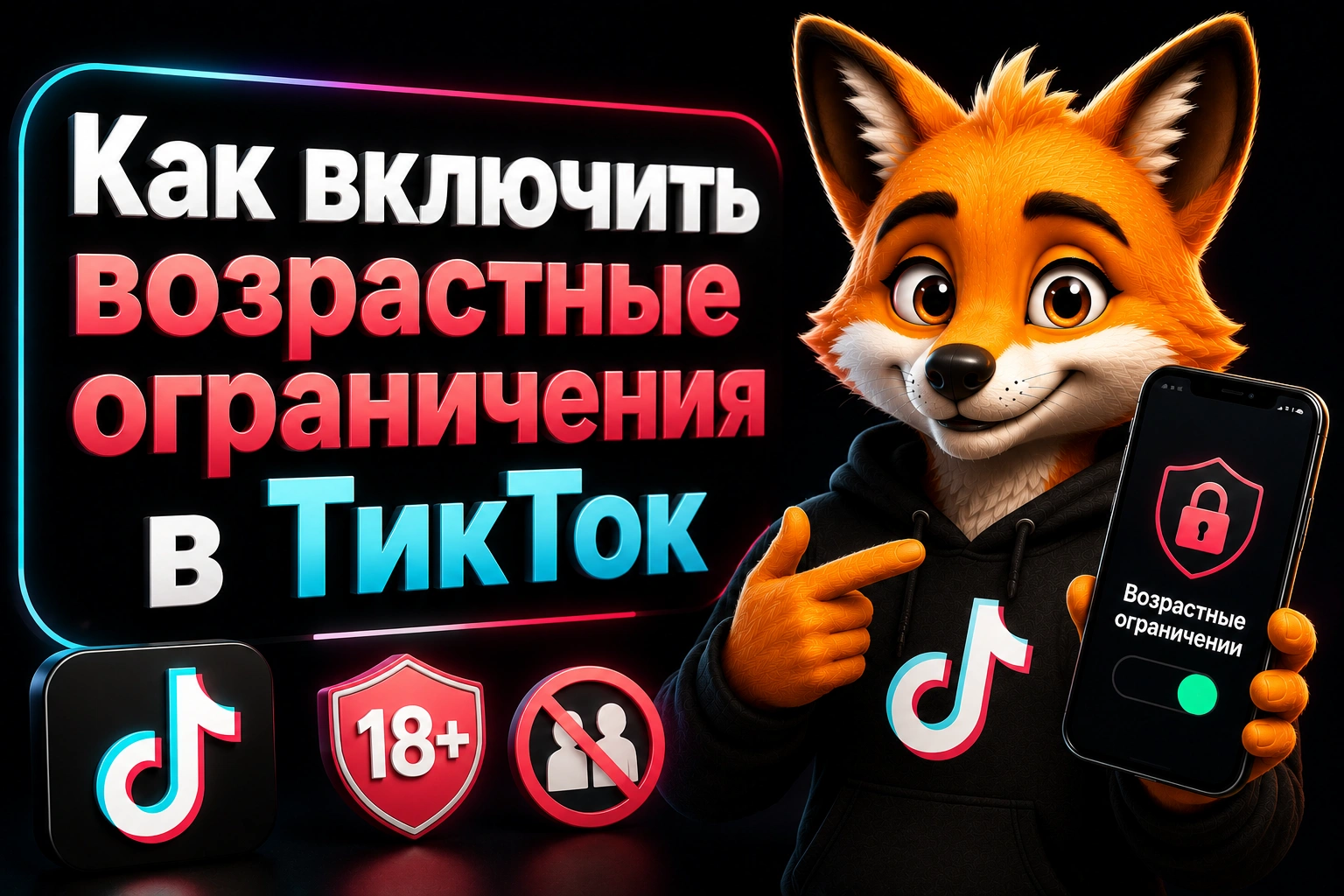 Как включить возрастные ограничения в ТикТок