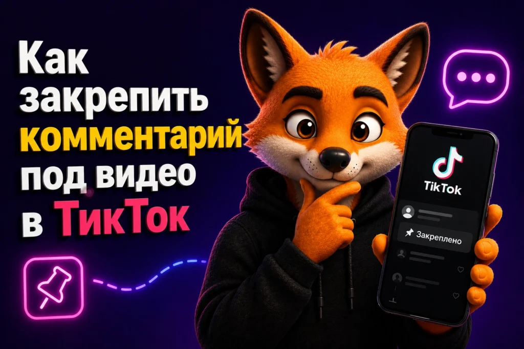 Как закрепить комментарий под видео в ТикТок