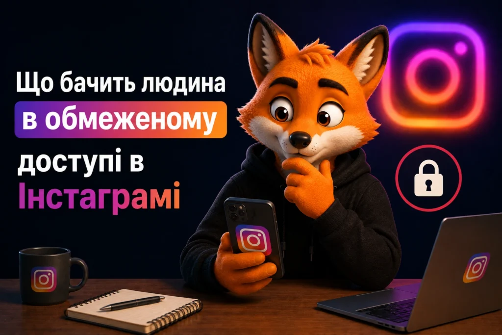 Що бачить людина в обмеженому доступі в Інстаграмі