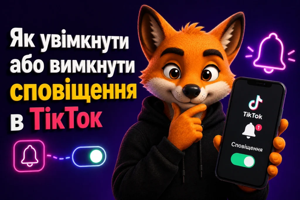 Як увімкнути або вимкнути повідомлення в ТікТок
