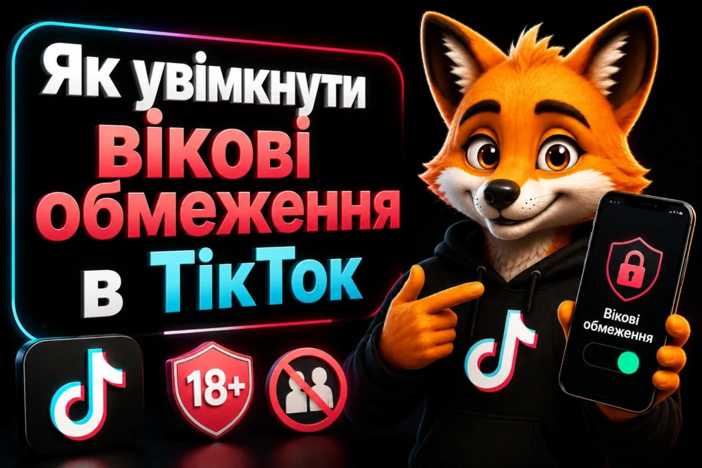 Як увімкнути вікові обмеження в ТікТок