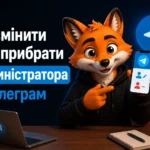 Як змінити або прибрати адміністратора в Телеграм