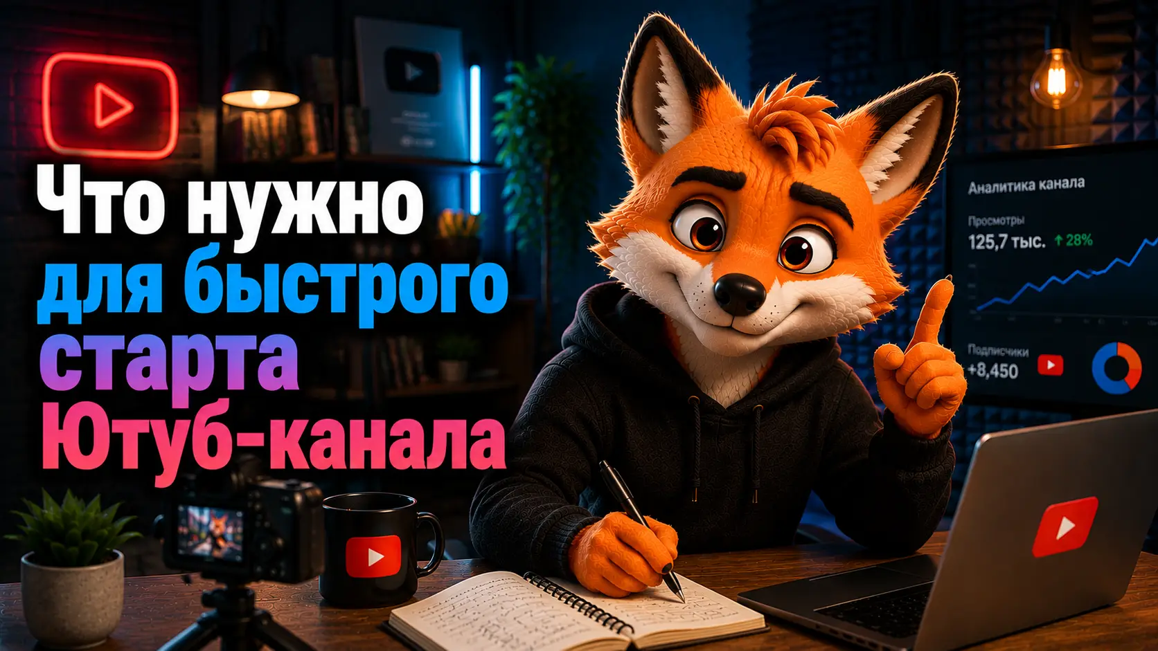 Что нужно для быстрого старта Ютуб-канала