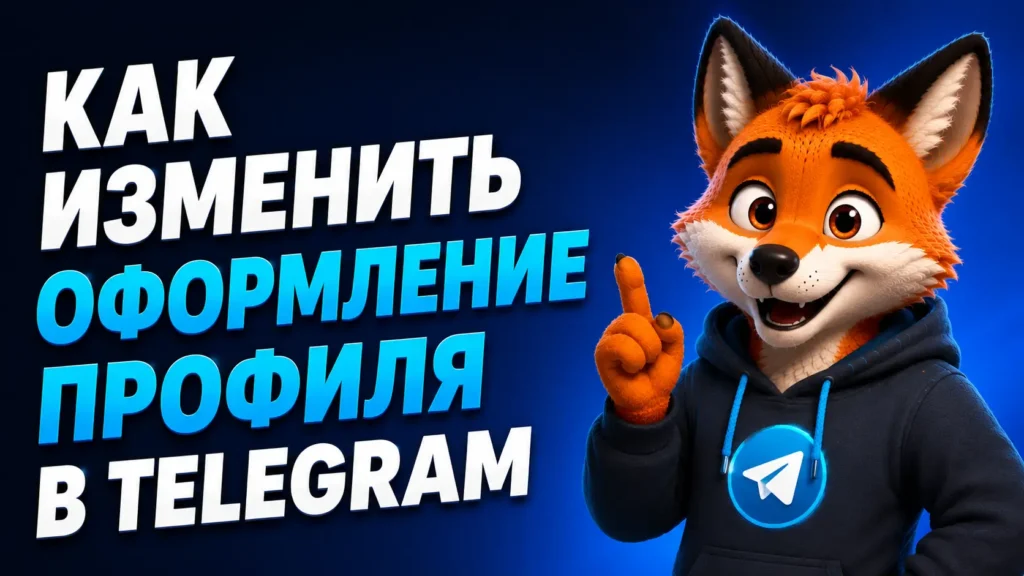 Как изменить оформление профиля в Telegram