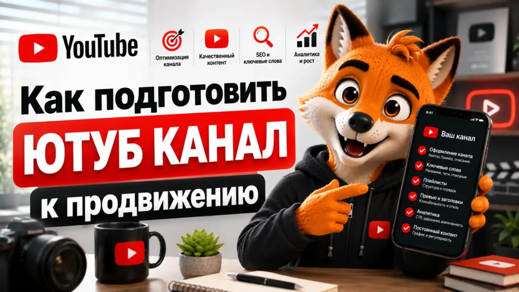 Как подготовить ютуб канал к продвижению