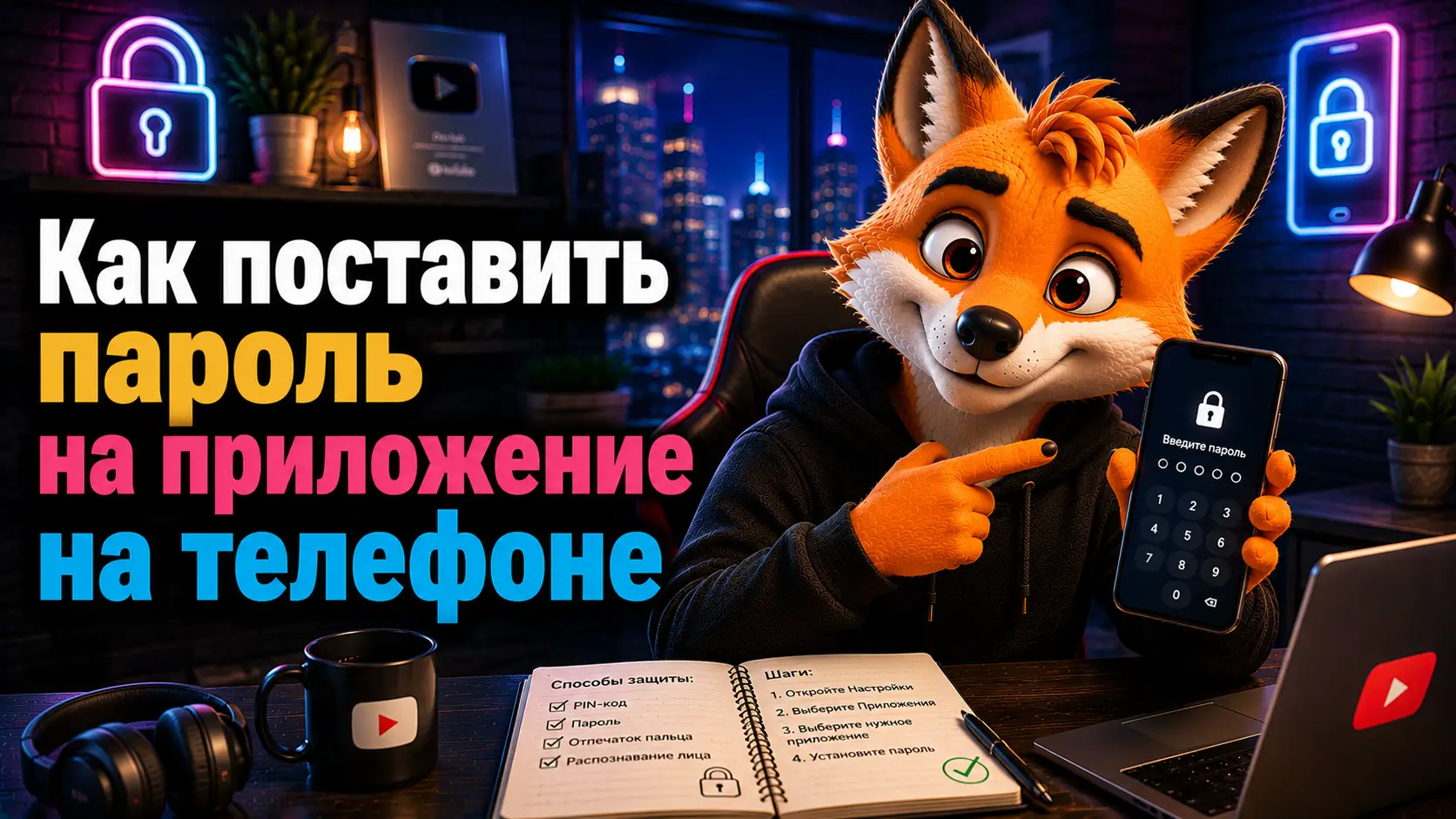 Как поставить пароль на приложение на телефоне