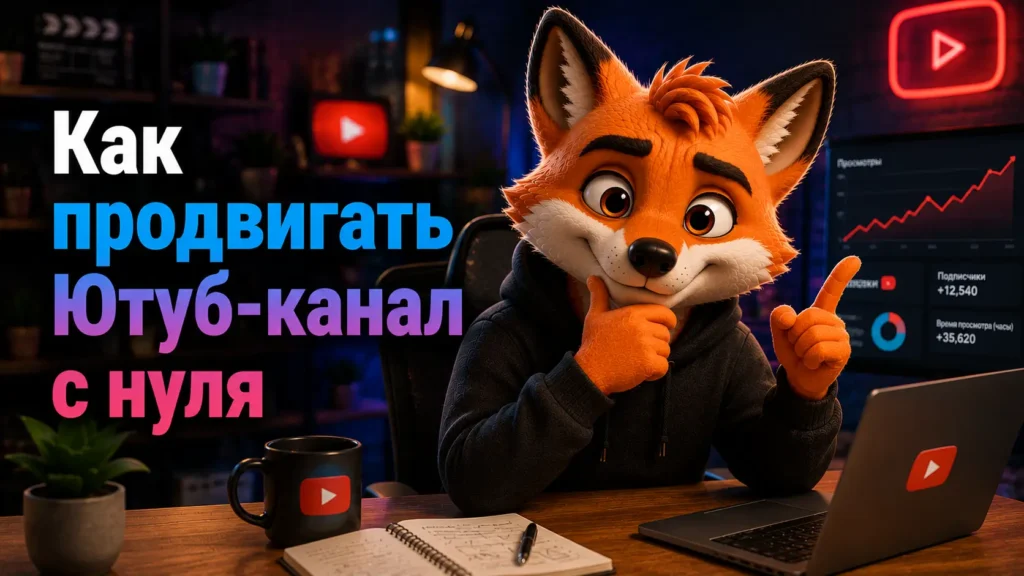 Как продвигать Ютуб-канал с нуля