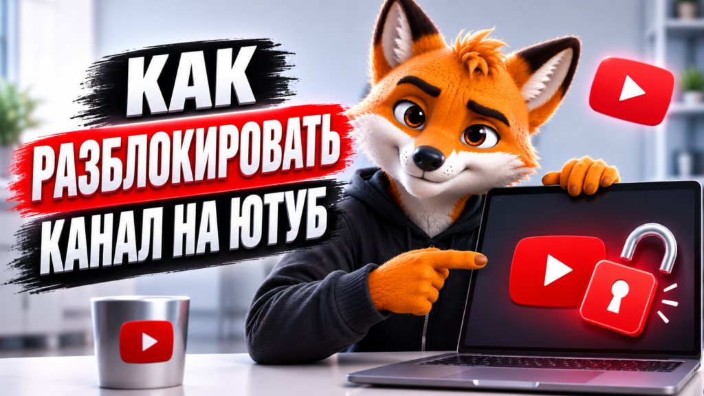 Как разблокировать канал на Ютуб