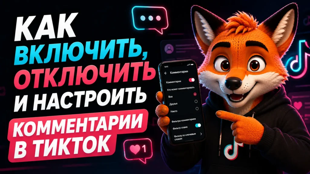 Как включить, отключить и настроить комментарии в ТикТок