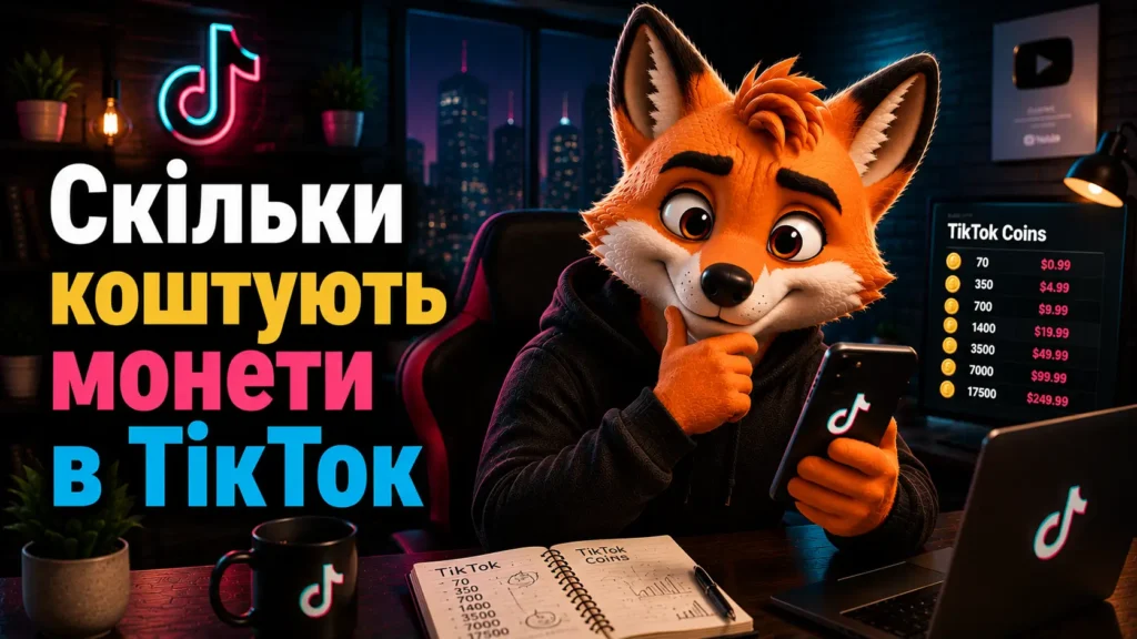 Скільки коштують монети в ТікТок
