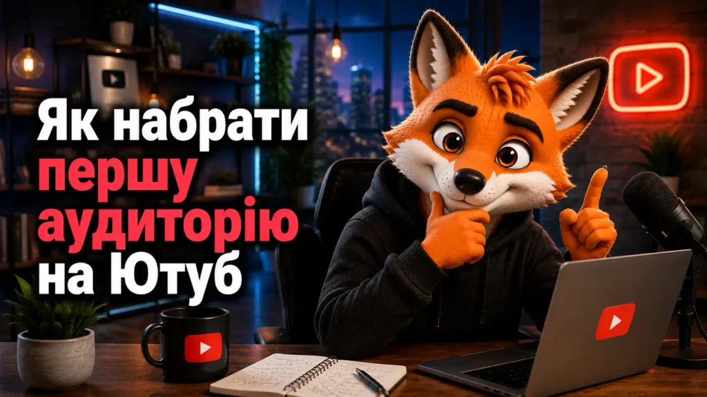 Як набрати першу аудиторію на Ютубі
