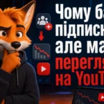 Чому багато підписників, але мало переглядів на YouTube