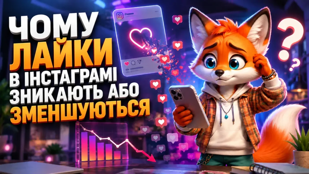 Чому лайки в Інстаграм зникають або зменшуються