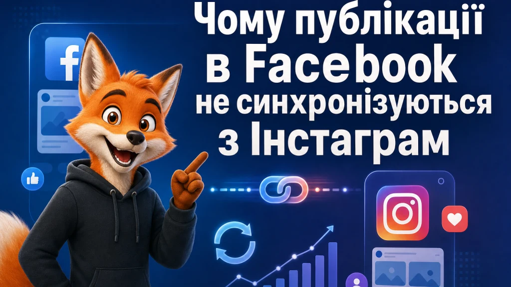 Чому публікації в Facebook не синхронізуються з Інстаграм