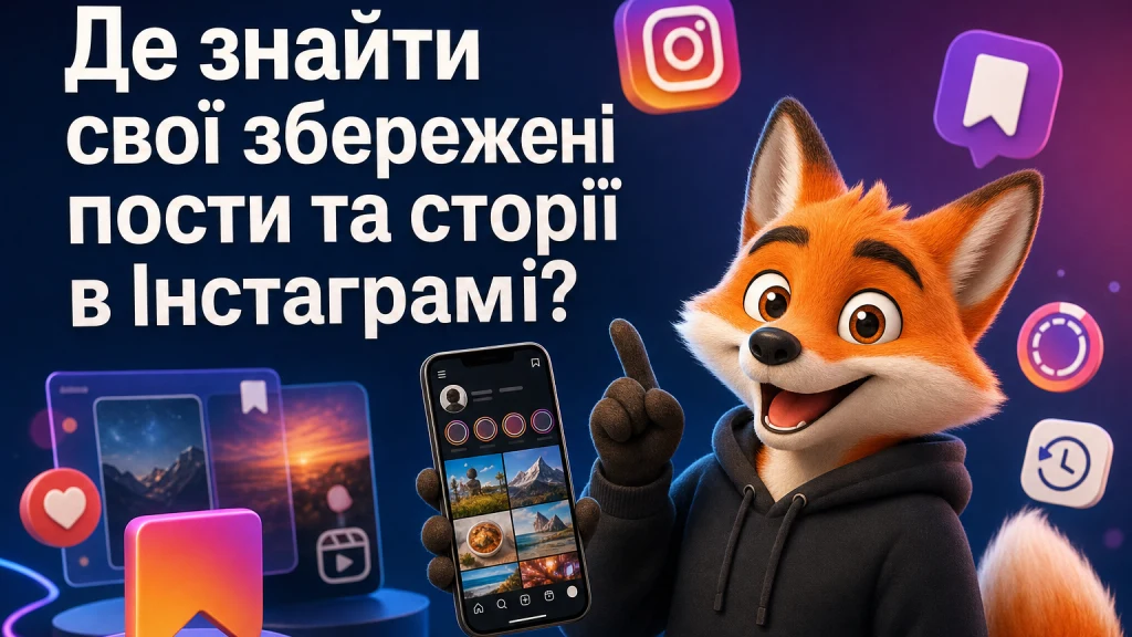 Де знайти свої збережені пости та сторії в Інстаграмі?