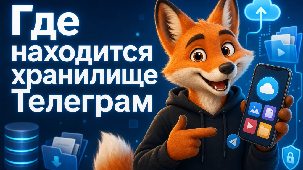 Где находится хранилище Телеграм