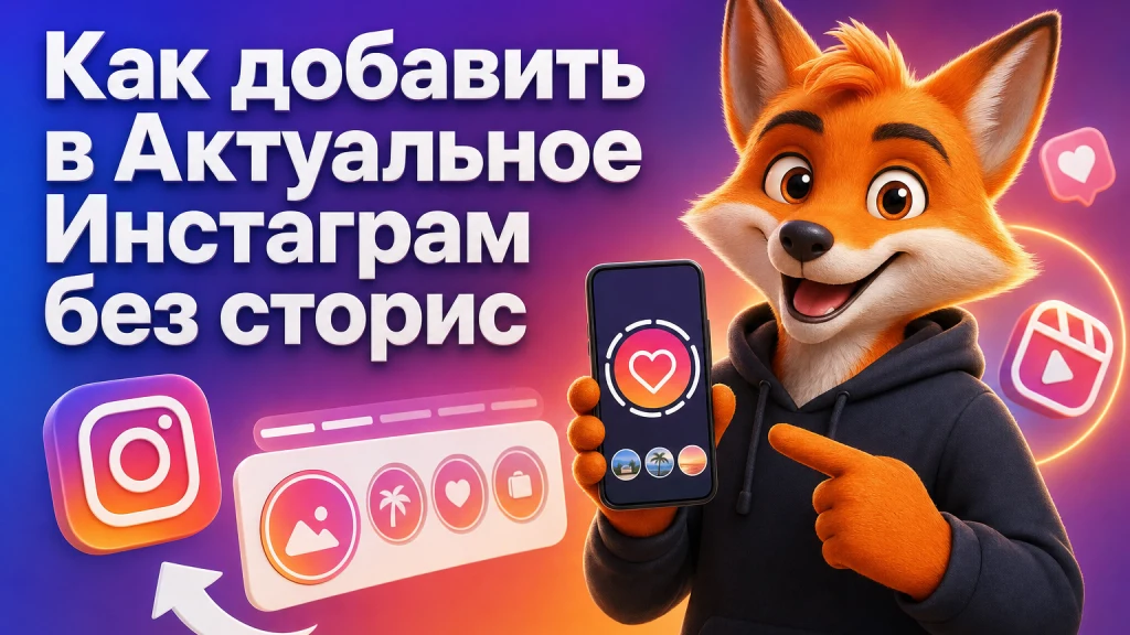 Как добавить в Актуальное Инстаграм без сторис