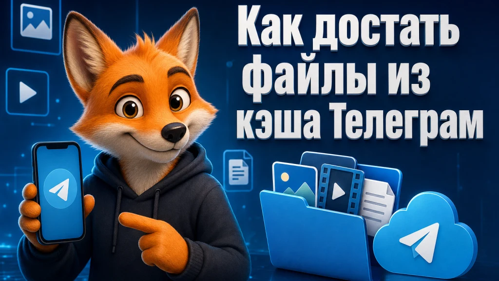 Как достать файлы из кэша Телеграм