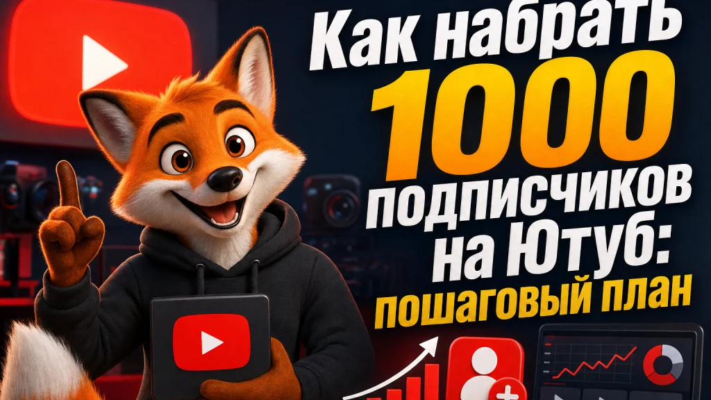 Как набрать 1000 подписчиков на Ютуб: пошаговый план