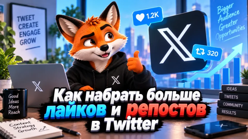 Как набрать больше лайков и репостов в Twitter