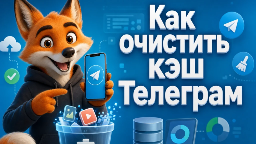 Как очистить кэш Телеграм