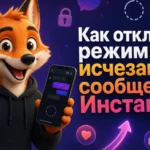 Как отключить режим исчезающих сообщений в Инстаграм