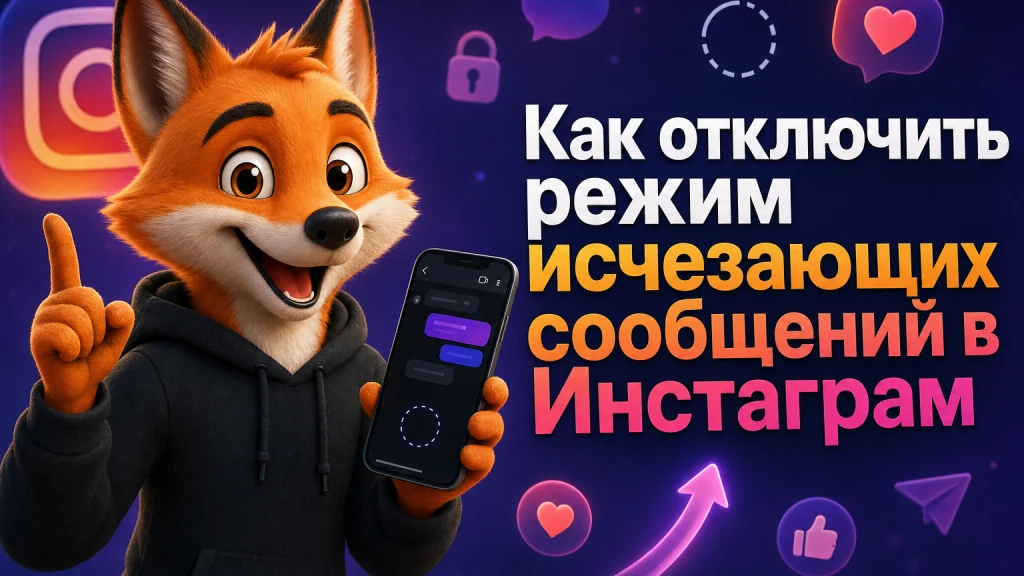 Как отключить режим исчезающих сообщений в Инстаграм