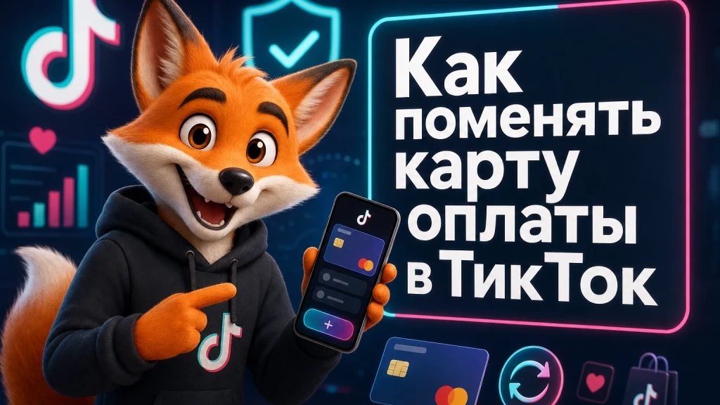 Как поменять карту оплаты в ТикТок