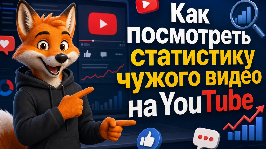 Как посмотреть статистику чужого видео на YouTube