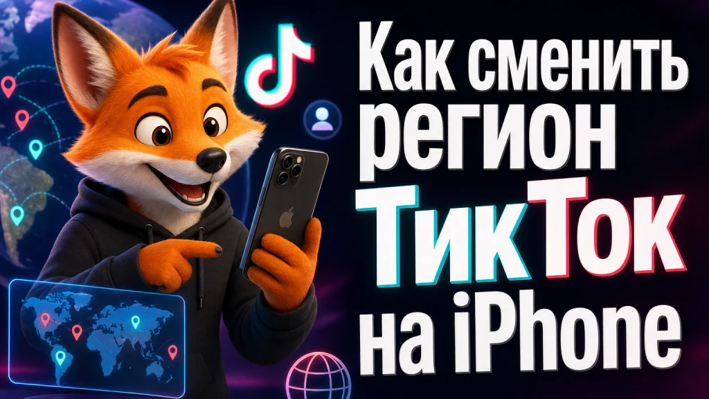 Как сменить регион ТикТок на iPhone