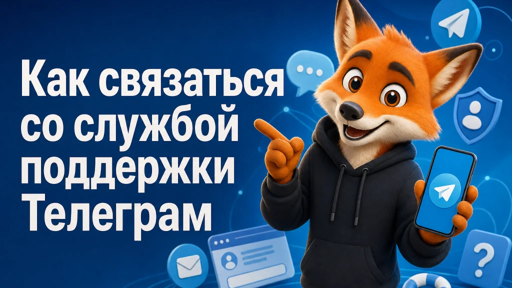 Как связаться со службой поддержки Телеграм