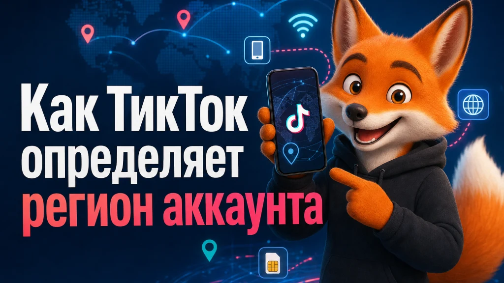 Как ТикТок определяет регион аккаунта