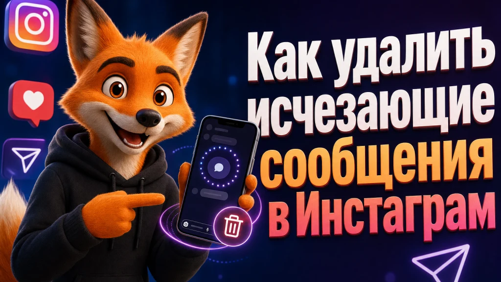 Как удалить исчезающие сообщения в Инстаграм