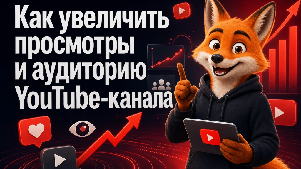 Как увеличить просмотры и аудиторию YouTube-канала