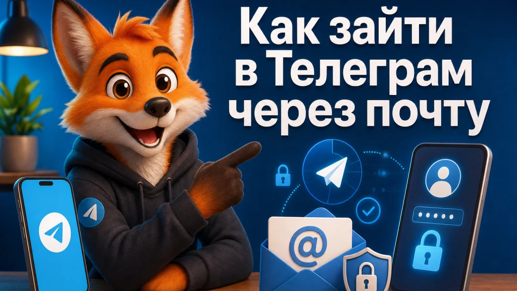 Как зайти в Телеграм через почту