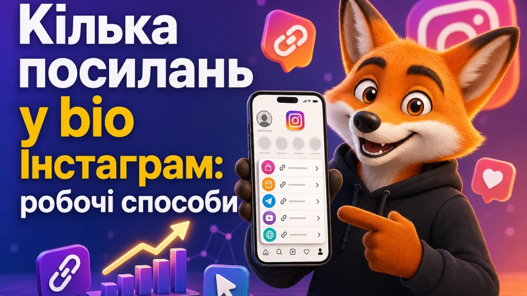 Кілька посилань у bio Інстаграм: робочі способи
