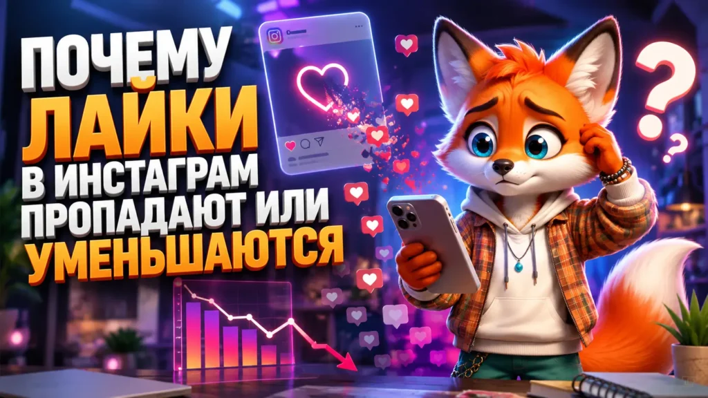 Почему лайки в Инстаграм пропадают или уменьшаются